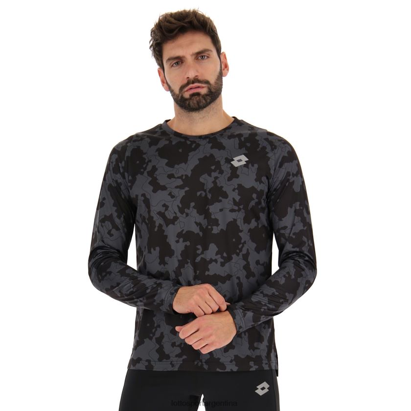 Lotto CAMISETA RUN FIT II DE ML 1 Hombre Vestir TP02XJ481